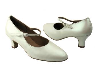 dansschoenen wit leder  